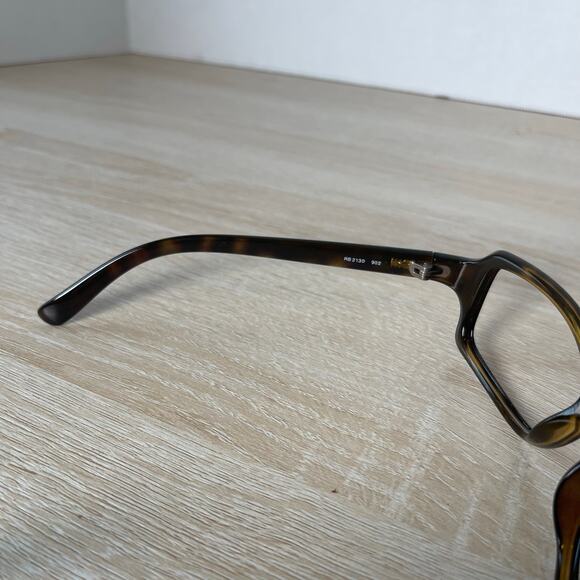 Ray-Ban RB2130 902 Sunglasses Eyeglasses FRAMES ONLY Tortoise Excellent Cond main image 4